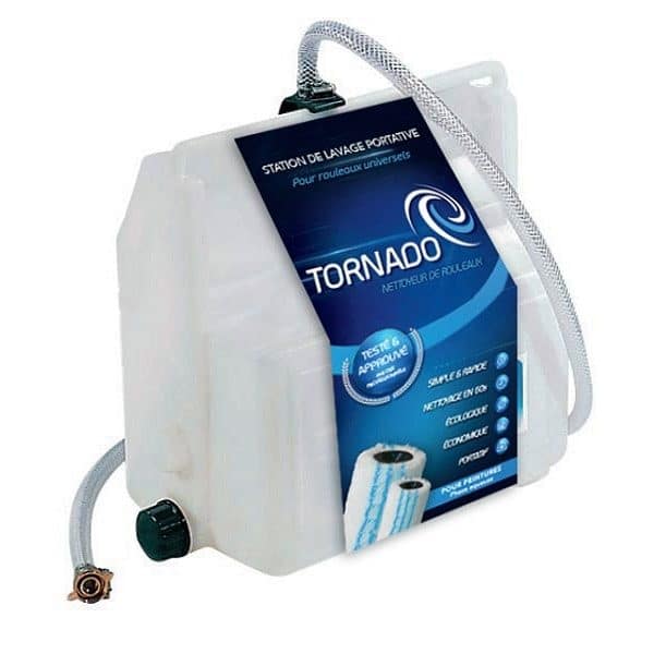 Nettoyeur de rouleau TORNADO PLUS – Permet de nettoyer rapidement et économiquement tous les rouleaux (peintures en phase aqueuse) par pression d‘eau. – ACCESSOIRES ROTA Ciret