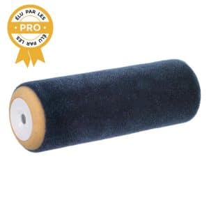 ROTAFLOCK Bouts arrondis - Fibres polyamides  forte densité sur mousse réticulaire. Excellent pouvoir absorbant et couvrant. Travaux soignés. Bouts arrondis