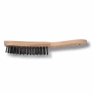 Brosse Métallique Manche Bois - Fil acier dur trempé. Manche bois naturel. - RACLOIRS ET GRATTOIRS PREP Ciret