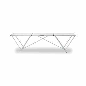 Table à Tapisser Aluminium 3 mètres - Support et cadre aluminium. Plateau de 3 mm en MDF plaqué stratifié. - OUTILLAGE À TAPISSER PREP Ciret