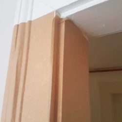 papier kraft cadre de porte